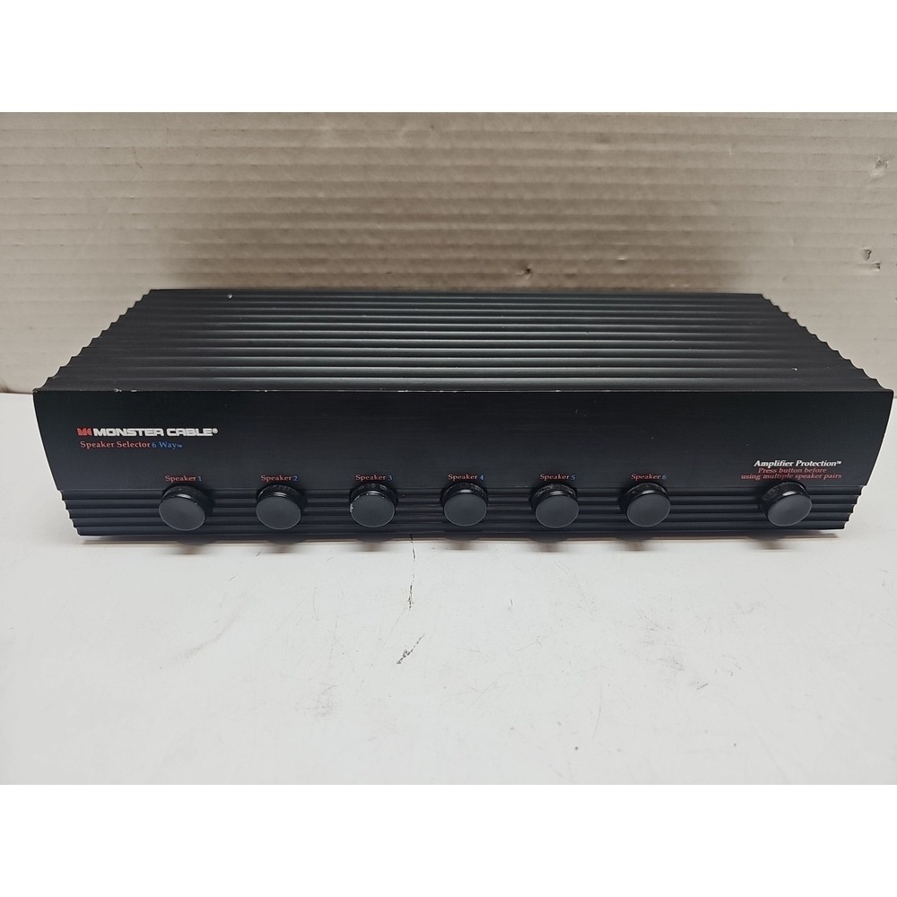 Monster‎ Cable Speaker Selector 6 Way w/Amplifier Protection
